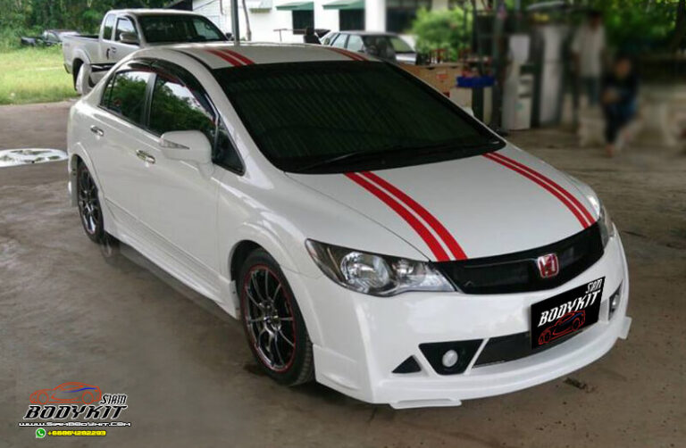 Mugen Rr Full Set Bodykit For Honda Civic Fd Raw Work Siam Bodykit