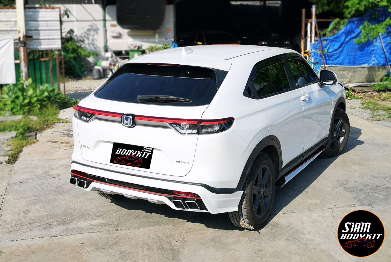 Md V Bodykit For Honda Hr V Color Siam Bodykit