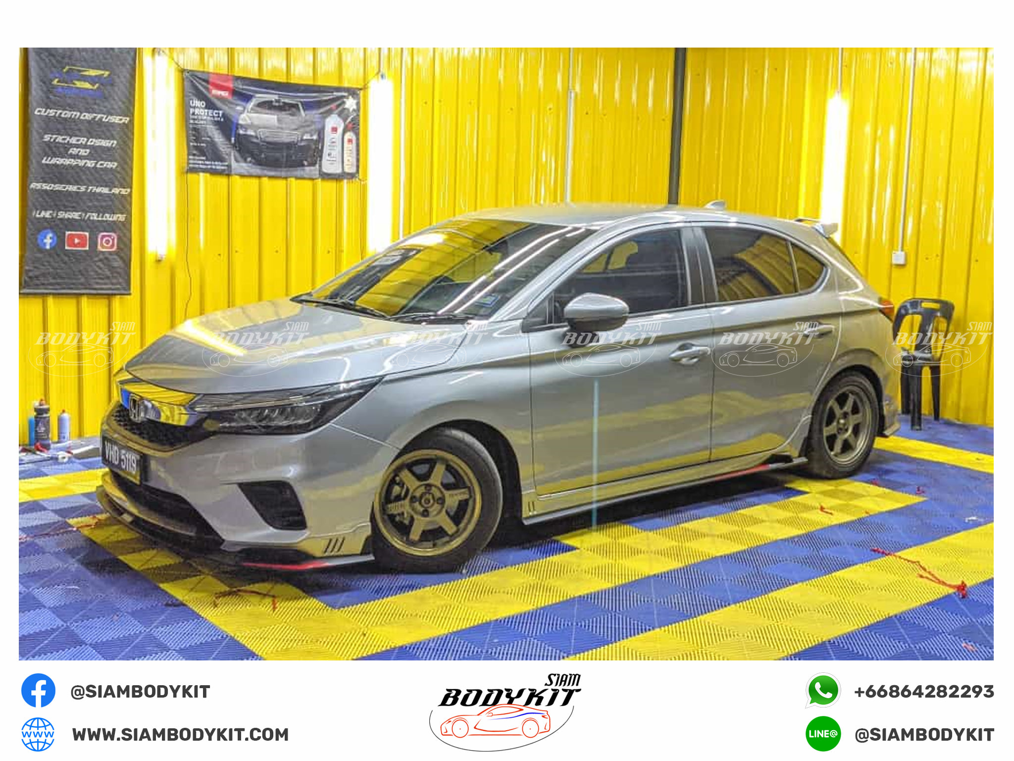 FILEWAR Bodykit For Honda City Hatchback Malaysia Konagarage SIAM BODYKIT