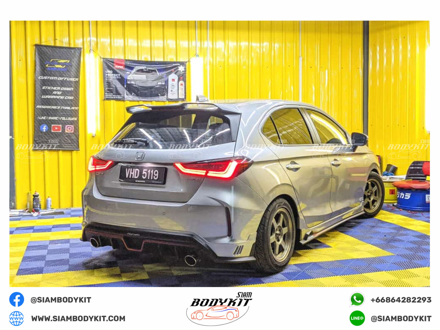 FILEWAR Bodykit For Honda City Hatchback Malaysia Konagarage SIAM BODYKIT